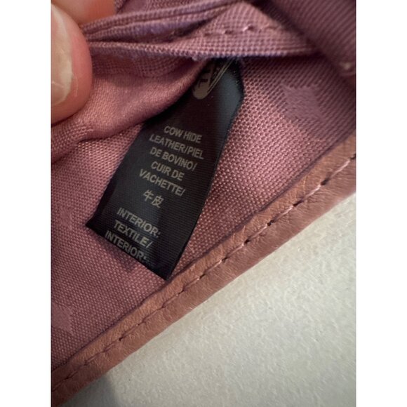 Vintage Fossil Womens Wallet RARE Pink Leather Maddox Trifold Classic Pebbled - Picture 5 of 12